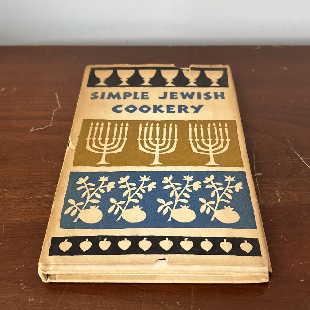 Peter Pauper Press Simple Jewish Cookery Cookbook 1962 Edna Beilenson HCDJ - Picture 4 of 10